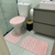 Conjunto de tapetes para banheiro