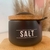 Saleiro de Porcelana com tampa de bambu e colher de porcelana - Salt - loja online