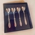 Conjunto de 4 colheres de coração para café, chá em inox - comprar online