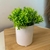 Vaso com flor artificial