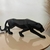 Leopardo Decorativo em Resina Preto 46cm - Mart