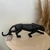 Leopardo Decorativo em Resina Preto 46cm - Mart na internet