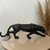 Leopardo Decorativo em Resina Preto 46cm - Mart - comprar online