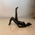 Enfeite Mulher Fazendo Yoga Preto - Porcelana