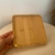 Bandeja de Bambu 17xx17x1,5cm - comprar online