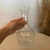 Vaso em vidro estilo garrafa 22x8cm - comprar online