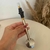 Bomba de chimarrão em Inox com Apliques de perolas na internet