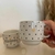 Dupla de xícaras empilhável em porcelana 200ml - loja online