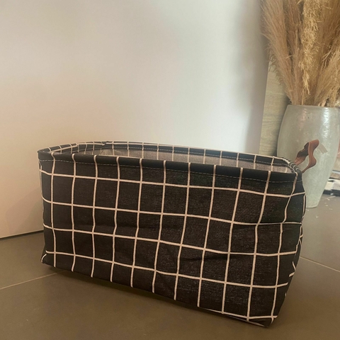 Cesto organizador em tecido 38x26x20cm - comprar online