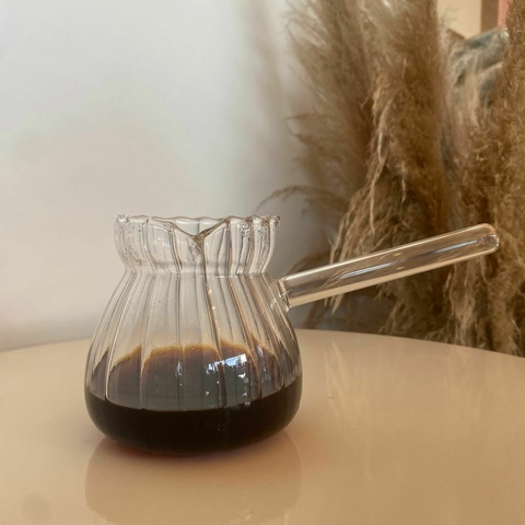 Jarra de Vidro Borossilicato Slim Turkish para Café – 420ml