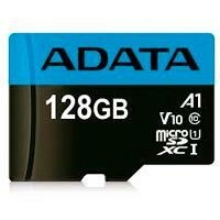 MEMORIA ADATA MICRO SDXC / SDHC UHS-I 128GB CLASE 10 A1 100MB / 25MB SEG V10 C / ADAPTADOR