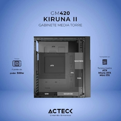 Gabinete Acteck Torre Kiruna II GM420 / MAX MB ATX Fuente ATX 500w ((CON GOLPE LEVE )) en internet
