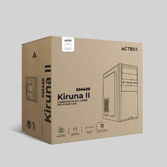 Gabinete Acteck Torre Kiruna II GM420 / MAX MB ATX Fuente ATX 500w / 2xUSB 2.0 / Full Metalico + Frente Solido/Negro - tienda en línea