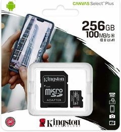 Tarjeta de Memoria Micro SDXC 256 GB KINGSTON en internet