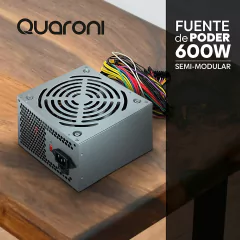 Fuente de Poder QUARONI QPSU-02 de 600W, ATX. - comprar en línea