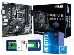 KIT 11 GEN BOARD ASUS B460M-A R2.0 + CELERON G5905 3.5 GHz + 4GB MEMORIA RAM DDR4