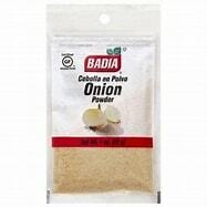 SAZONES BADIA (CEBOLLA EN POLVO SOBRE 28G)