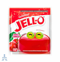 CAJA DE GELATINA CEREZA JELLO 25g (10 SOBRES) - comprar en línea