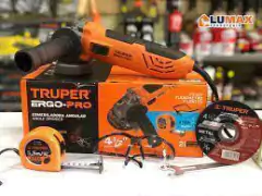 COMBO ESMERILADORA 1/2" 800W + LENTES DE SEGURIDAD Y FLEXOMETRO en internet