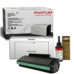 COMBO Impresora láser Pantum P2509W inalámbrica + 1 Refill + 1 Toner