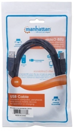 Manhattan Cable para Dispositivos USB de Alta Velocidad, USB 2.0 A Macho - USB 2.0 B Macho, - comprar en línea