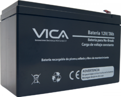 BATERIA DE REEMPLAZO VICA 12V 7AH, GENERICA PARA EL 80 DE LOS NO BREAK DE OTRAS MARCAS