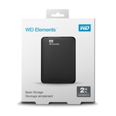 Imagen de Disco Duro Externo 2TB Western Digital WD Elements Portátil 2.5'' USB 3.0 Negro