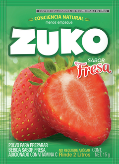 CAJA DE ZUKO FRESA 13g (96 SOBRES) - comprar en línea