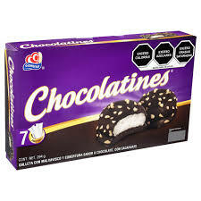 CAJA DE 7 PAQUETES DE GALLETAS GAMESA CHOCOLATINES