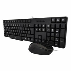 Kit de Teclado y Mouse Ghia GTA100, Alámbrico, USB, Negro (Español) - CM - Tienda en Cuba | Entrega inmediata a domicilio en La Habana