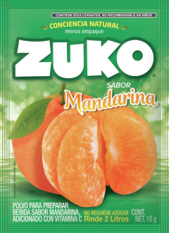 CAJA DE ZUKO MANDARINA 13g (96 SOBRES) - comprar en línea