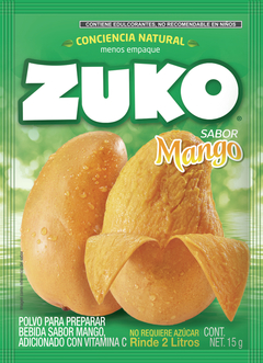 CAJA DE ZUKO MANGO 13g 2L (96 SOBRES) - comprar en línea
