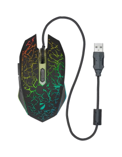 MOUSE GAMER GREEN LEAF SERIE BLASTER 6 BOTONES USB - comprar en línea