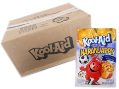 CAJA DE KOOL-AID NARANJA 15g 2L (96 SOBRES)