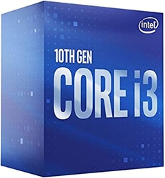 PROCESADOR INTEL CORE I3-10100 S-1200 10A GEN / 3.7 - 4.4 GHZ / CACHE 6MB / 4 CORES / GRAFICOS UHD 630 / CON DISIPADOR