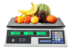 Báscula Digital Comercial de Alta Precisión para Alimentos Soporta Hasta 30kg