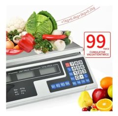 Báscula Digital Comercial de Alta Precisión para Alimentos Soporta Hasta 30kg - comprar en línea