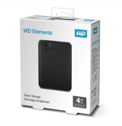 DISCO DURO EXTERNO 4TB WD ELEMENTS 2.5 PORTATIL USB3.0 NEGRO WINDOWS