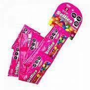 TIRA ROSADO 10 MINI SELFIES CHOCOLATE CON LECHE 240G