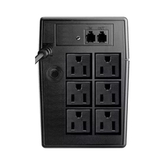 BACKUP SMARTBITT 750VA / 500W, 6 CONTACTOS, CON REGULADOR Y SUPRESOR DE PICOS. en internet