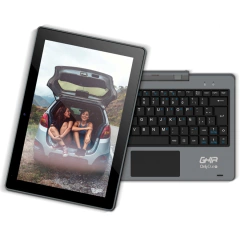 ONLY DUE PRO 2 EN 1 DESMONTABLE 10.1 IPS TOUCH CELERON J3355 RAM 3GB EMMC 64GB DUAL CAM 2.0 MPX WIFI BT W10 PRO COLOR GRIS GHIA