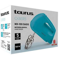 Batidora de Mano Taurus MX-100 Aqua 5 Velocidades-Azul Turquesa en internet