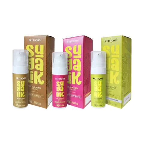 Sugalik Sugador Líquido 15g - 4 sabores