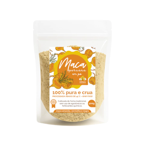 Maca Peruana Crua 100% Pura 500g - comprar online