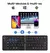 Teclado Inalámbrico Con Teclado Numerico Plegable Bluetooth - tienda online