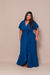 Vestido Manu Azul Petróleo - Brilho Closet Plus