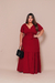 Vestido Sara Marsala - Brilho Closet Plus