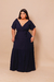 Vestido Sara Azul Marinho - Brilho Closet Plus