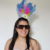 Tiara com Penas Azul e Rosa