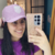 Boné Audio Snapback Suede Lilás/Rosa